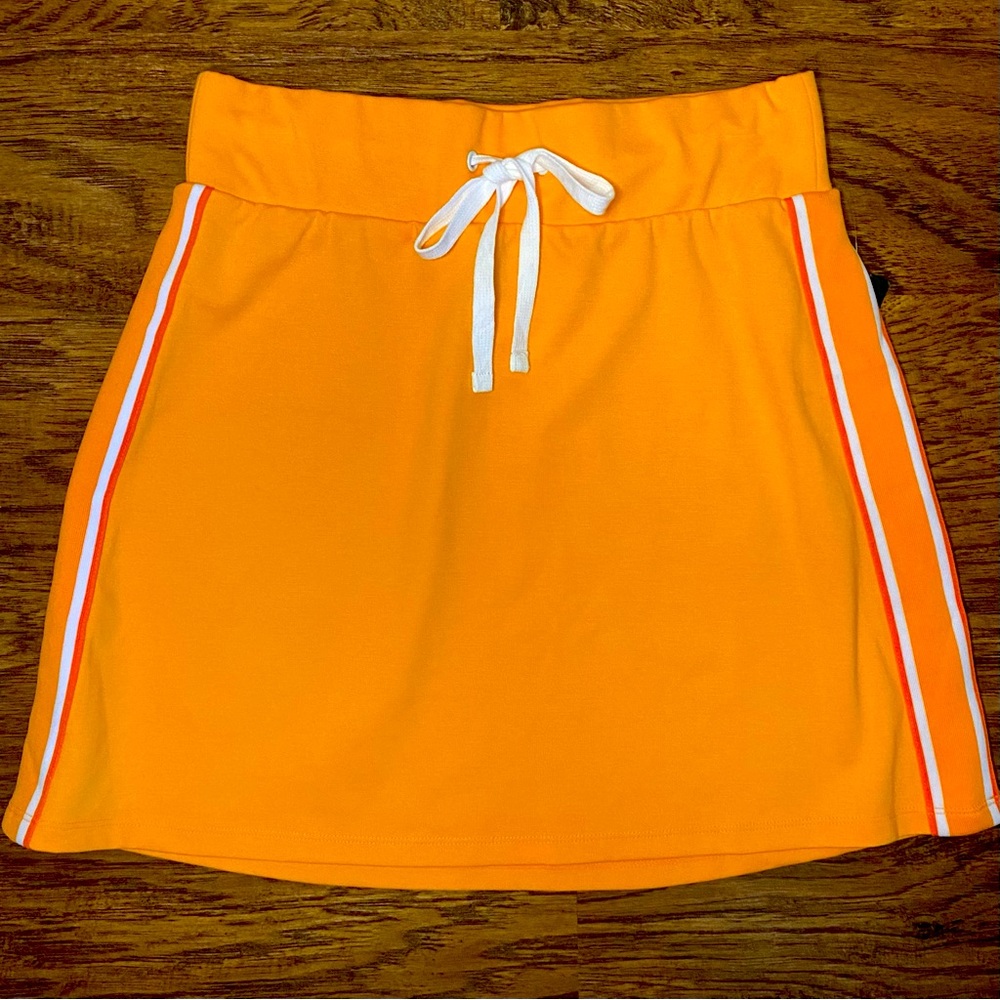 Orange Athleisure Skirt